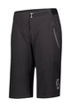 SCOTT Cycling shorts without bib - TRAIL VERTIC W/PAD - black