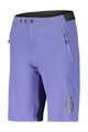 SCOTT Cycling shorts without bib - TRAIL 10 LS/FIT W/PAD JR - purple