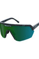 SCOTT Cycling sunglasses - SPORT SHIELD - black/green