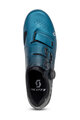 SCOTT Cycling shoes - TEAM BOA - black/turquoise