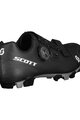 SCOTT Cycling shoes - MTB TEAM BOA - black/white