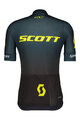 SCOTT Cycling short sleeve jersey - PRO - black/blue