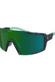 SCOTT Cycling sunglasses - SHIELD COMPACT - black/green