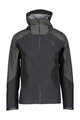 SCOTT waterproof jacket - EXPLORAIR LIGHT DRYO 3L - black/grey