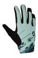 SCOTT Cycling long-finger gloves - RIDANCE - green/black