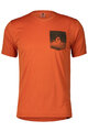 SCOTT Cycling short sleeve jersey - GRAVEL 20 - orange