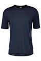 SCOTT Cycling short sleeve t-shirt - COMMUTER MERINO - blue