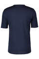 SCOTT Cycling short sleeve t-shirt - COMMUTER MERINO - blue