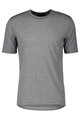 SCOTT Cycling short sleeve t-shirt - COMMUTER MERINO - grey