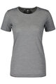 SCOTT Cycling short sleeve t-shirt - TEE COMMUTER MERINO W - grey