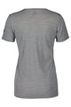 SCOTT Cycling short sleeve t-shirt - TEE COMMUTER MERINO W - grey