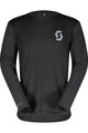 SCOTT Cycling summer long sleeve jersey - TRAIL VERTIC LS - black