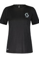 SCOTT Cycling short sleeve jersey - TRAIL VERTIC W - black