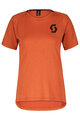 SCOTT Cycling short sleeve jersey - TRAIL VERTIC W - orange