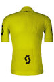 SCOTT Cycling short sleeve jersey - PRO - yellow