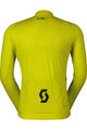 SCOTT Cycling summer long sleeve jersey - PRO - yellow