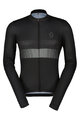 SCOTT Cycling summer long sleeve jersey - TEAM 10 - black