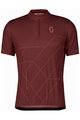 SCOTT Cycling short sleeve jersey - TEAM 20 - bordeaux