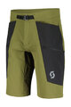 SCOTT Cycling shorts without bib - EXPLORAIR TECH - green/black