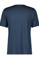 SCOTT Cycling short sleeve t-shirt - DEFINED MERINO SS - blue