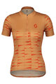 SCOTT Cycling short sleeve jersey - ENDURANCE 20 - orange