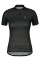 SCOTT Cycling short sleeve jersey - ENDURANCE 30 - black