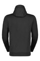 SCOTT hoodie - TECH ZIP - black