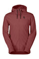 SCOTT hoodie - TECH ZIP - red