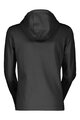 SCOTT hoodie - TECH ZIP W - black