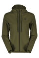 SCOTT hoodie - TECH ZIP W - green