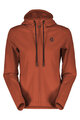 SCOTT hoodie - TECH ZIP W - red