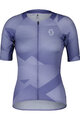 SCOTT Cycling short sleeve jersey - RC PREMIUM CLIMBER - light blue