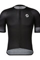 SCOTT Cycling short sleeve jersey - PREMIUM CLIMBER - black