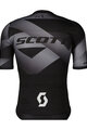 SCOTT Cycling short sleeve jersey - PREMIUM CLIMBER - black