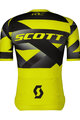 SCOTT Cycling short sleeve jersey - PREMIUM CLIMBER - yellow/black