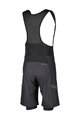 SCOTT Cycling bib shorts - GRAVEL HYBRID +++ - black/grey