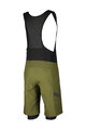 SCOTT Cycling bib shorts - GRAVEL HYBRID +++ - green/black