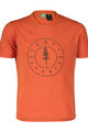 SCOTT Cycling short sleeve t-shirt - TRAIL FLOW 10 DRI SS JR - orange