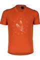 SCOTT Cycling short sleeve t-shirt - TRAIL FLOW 20 DRI SS JR - orange