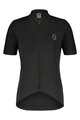 SCOTT Cycling short sleeve jersey - GRAVEL MERINO - black