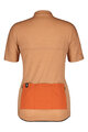 SCOTT Cycling short sleeve jersey - GRAVEL MERINO - orange