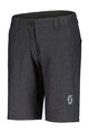 SCOTT Cycling shorts without bib - TRAIL FLOW PRO W - black