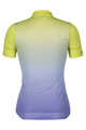 SCOTT Cycling short sleeve jersey - ENDURANCE 15 - yellow/blue