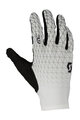 SCOTT Cycling long-finger gloves - RC PRO - white/black