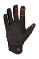 SCOTT Cycling long-finger gloves - DH FACTORY - red/black