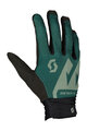 SCOTT Cycling long-finger gloves - DH FACTORY - green/black