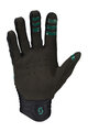 SCOTT Cycling long-finger gloves - DH FACTORY - green/black