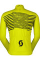 SCOTT Cycling winter long sleeve jersey - TEAM WARM GRAPHICS - yellow