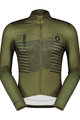 SCOTT Cycling winter long sleeve jersey - TEAM WARM GRAPHICS - green