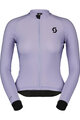 SCOTT Cycling winter long sleeve jersey - PRO WARM - purple